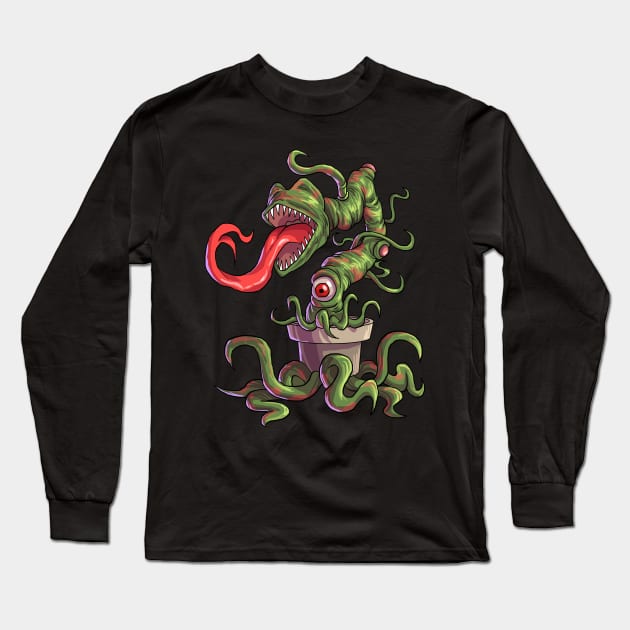 Plant Monster Long Sleeve T-Shirt by maxdax
